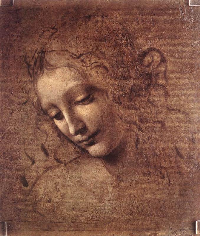 LEONARDO da Vinci The Virgin and Child with St Anne (detail)  f Sweden oil painting art
